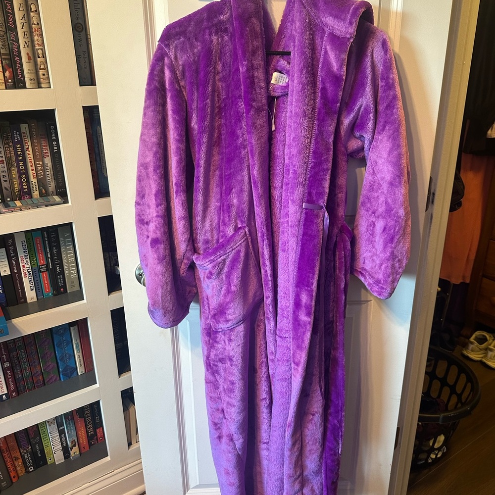 Plush Purple Bathrobe